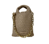 Woven Neoprene Tan Bag