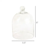 Small Glass Candle Dome Dimensions