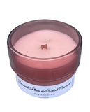 x wick Damask Plum & Velvet Cashmere Candle