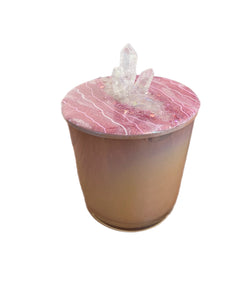 Blush Crystal Candle