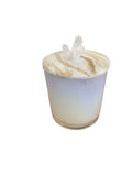 White Crystal Candle