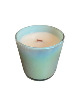 Holiday Iridescent Glass Candles