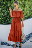 Orange Maxi Dress
